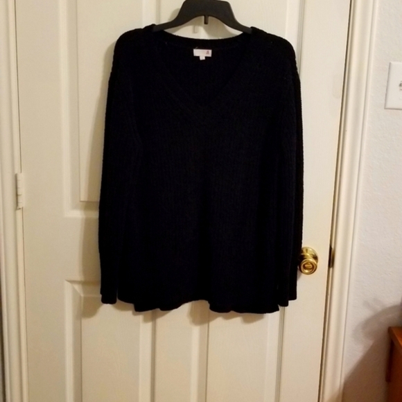 🌟3for$15 SO Soft Cozy Black Women's Sweater - Picture 1 of 8